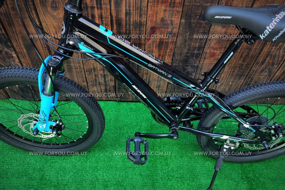 Bicicleta Para Ni o Unisex MTB Rodado 20 Bikeman X Romana Negra