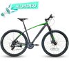 bicicleta montaña rodado 29 aluminio bloqueo greenbike xt170 gris verde FORYOU URUGUAY shimano