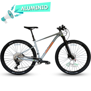 bicicleta mtb montaña cannondale trail sl 1 competencia shimano rockshock rodado 29 gris naranja foryou uruguay 2024