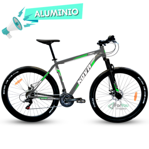 bicicleta montaña mtb rodado 29 aluminio kova tibet foryou uruguay gris verde +