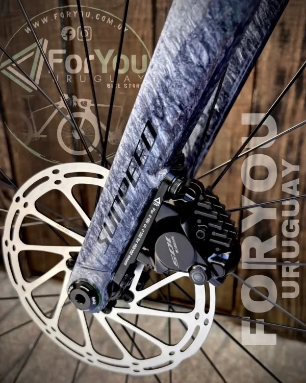 Bicicleta de Ruta Carbono Sunpeed Invincible Sport Shimano 105 Gris Blanca - Imagen 14