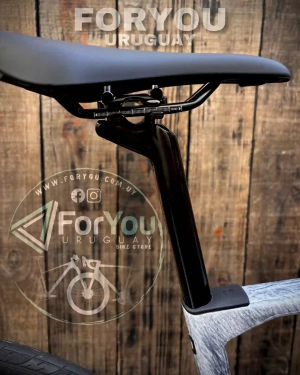 Bicicleta de Ruta Carbono Sunpeed Invincible Sport Shimano 105 Gris Blanca - Imagen 16