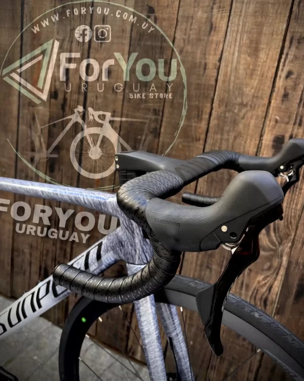 Bicicleta de Ruta Carbono Sunpeed Invincible Sport Shimano 105 Gris Blanca - Imagen 20