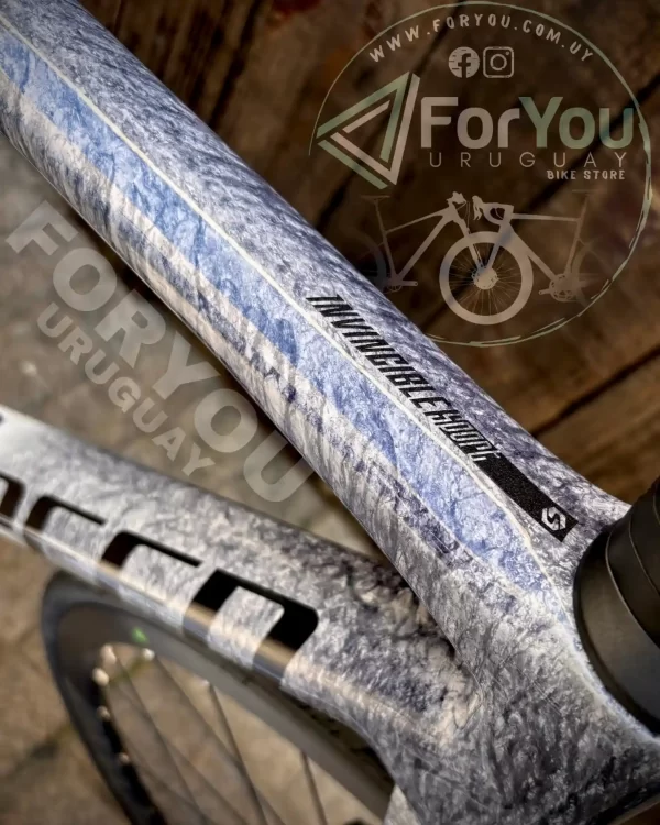 Bicicleta de Ruta Carbono Sunpeed Invincible Sport Shimano 105 Gris Blanca - Imagen 8