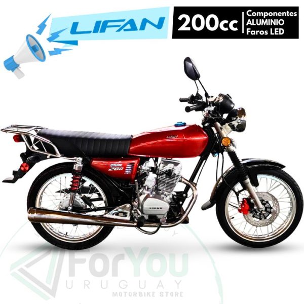 Moto Lifan Dynamic 200 cc Roja