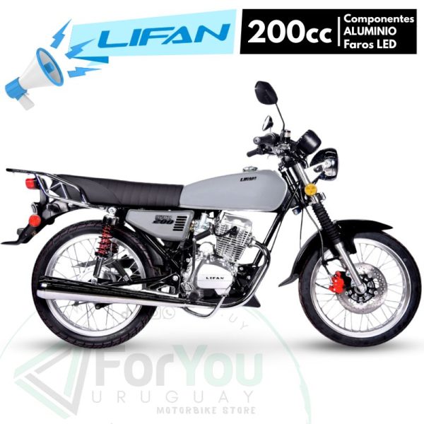 Moto Lifan Dynamic 200 cc Gris