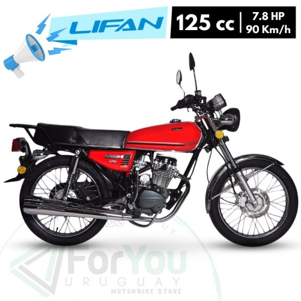 Moto Lifan Tempo 125 cc Roja
