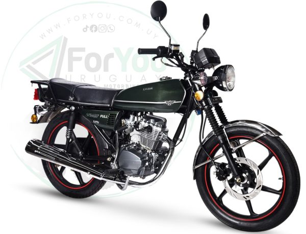 Moto Lifan Tempo FULL 125 cc Verde Oscuro - Imagen 2