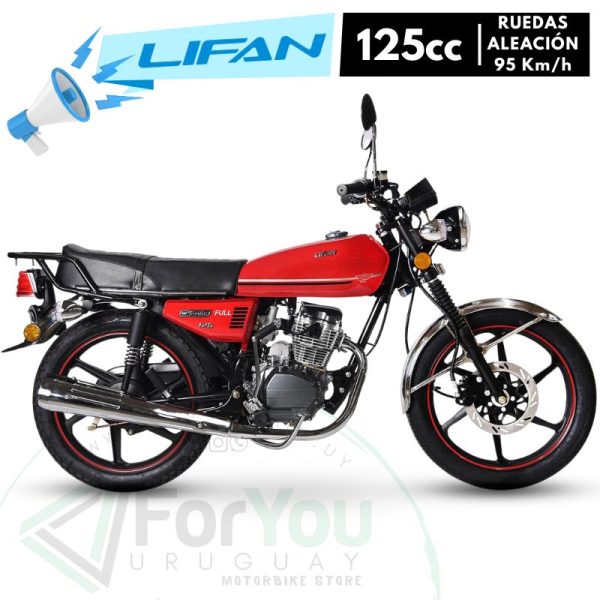 Moto Lifan Tempo FULL 125 cc Roja
