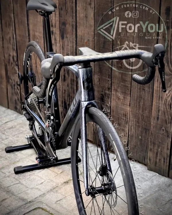 Bicicleta de Ruta Carbono Sunpeed Invincible Sport Shimano 105 Negra Gris - Imagen 2