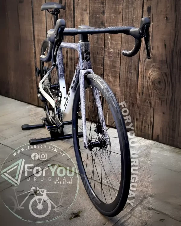 Bicicleta de Ruta Carbono Sunpeed Invincible Sport Shimano 105 Gris Blanca - Imagen 29