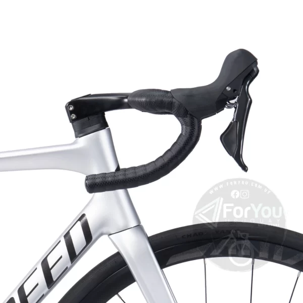 Bicicleta de Ruta Aluminio y Carbono Sunpeed Astro Shimano Tiagra Plata y Verde - Imagen 15
