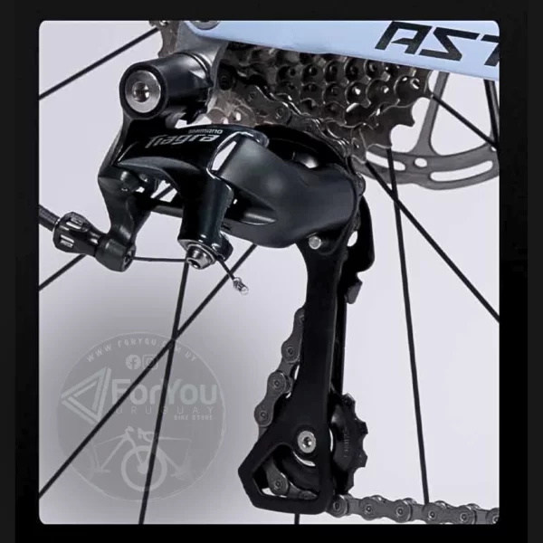 Bicicleta de Ruta Aluminio y Carbono Sunpeed Astro Shimano Tiagra Gris - Imagen 11