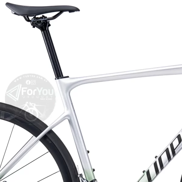 Bicicleta de Ruta Aluminio y Carbono Sunpeed Astro Shimano Tiagra Plata y Verde - Imagen 9