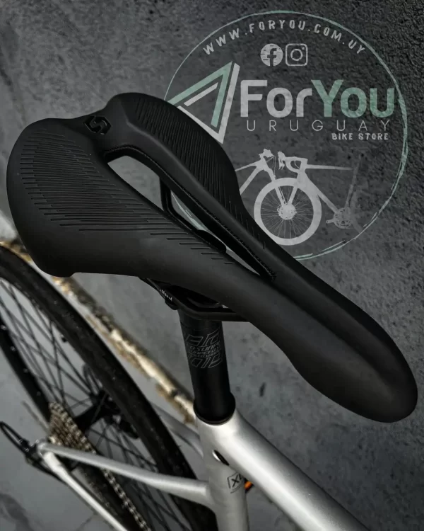 Bicicleta de Ruta Aluminio y Carbono Sunpeed Mars D Shimano Claris Gris Plata - Imagen 13
