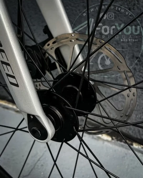 Bicicleta de Ruta Aluminio y Carbono Sunpeed Mars D Shimano Claris Gris Plata - Imagen 10