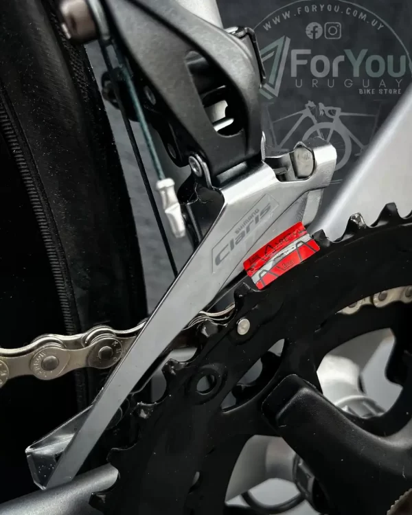 Bicicleta de Ruta Aluminio y Carbono Sunpeed Mars D Shimano Claris Gris Plata - Imagen 11
