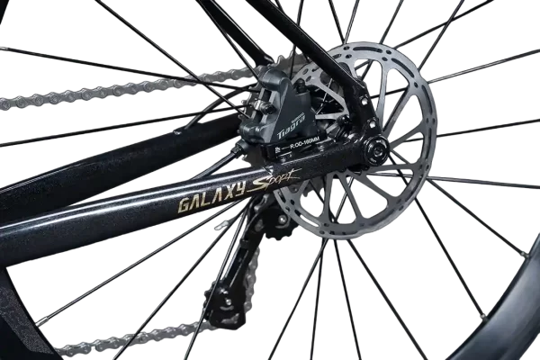 Bicicleta de Ruta Aluminio y Carbono Sunpeed Galaxy Sport Shimano Tiagra Negra - Imagen 4