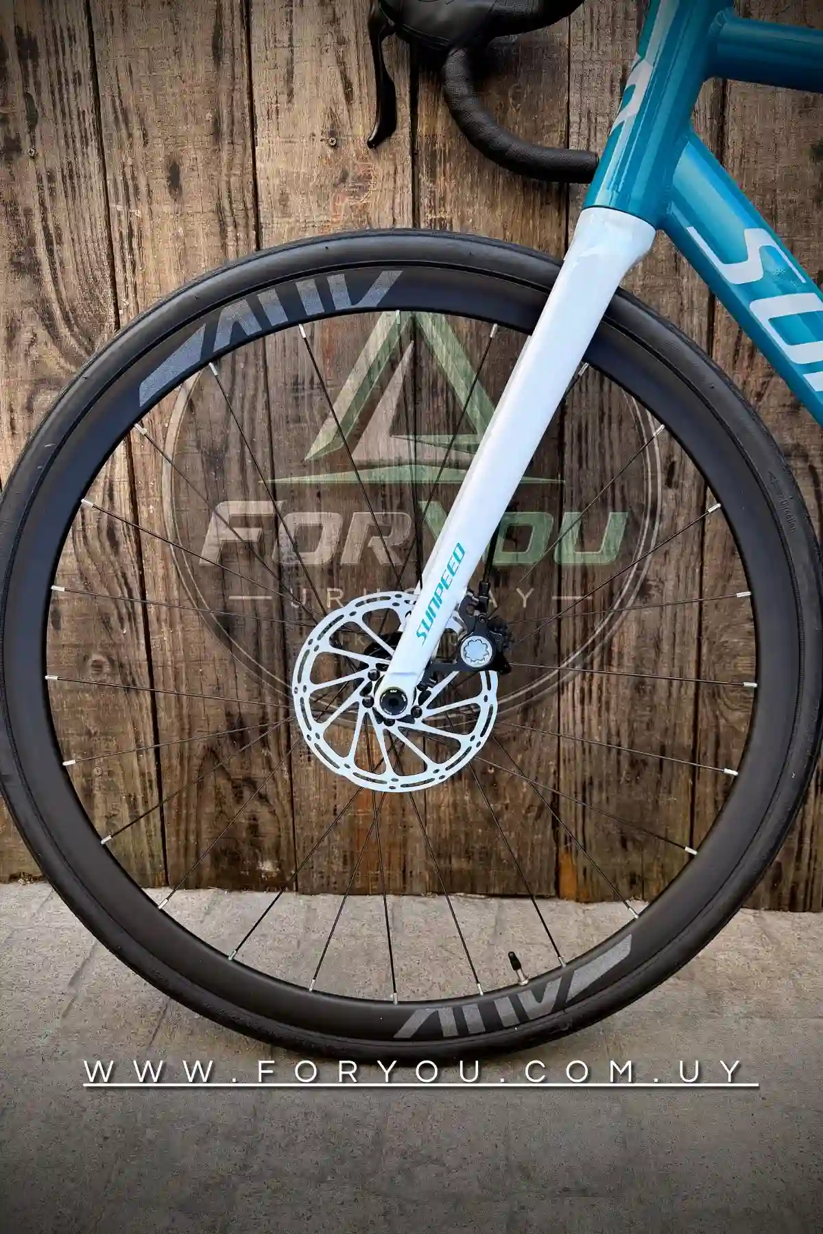 Bicicleta de Ruta Aluminio Sunpeed TRITON Azul Turquesa - Imagen 13