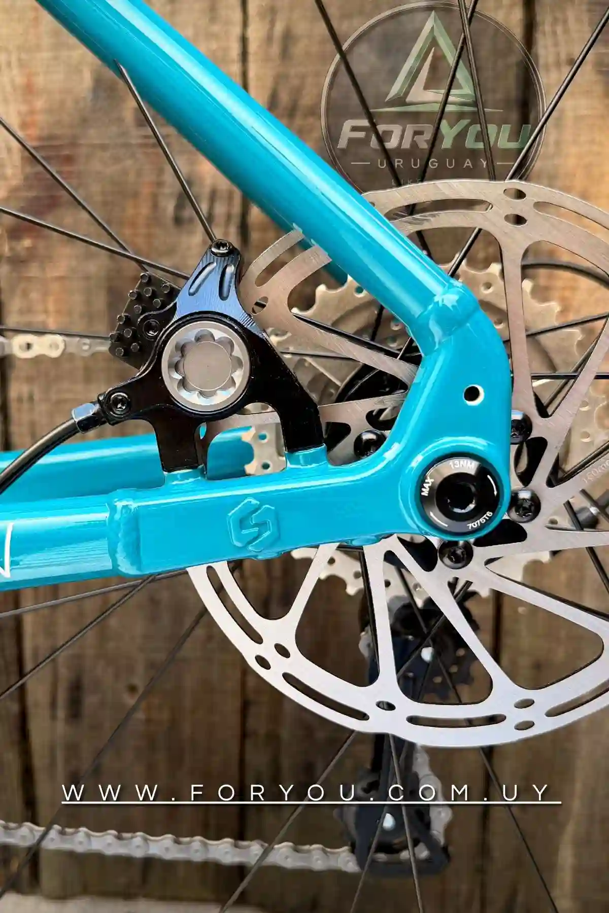 Bicicleta de Ruta Aluminio Sunpeed TRITON Azul Turquesa - Imagen 7