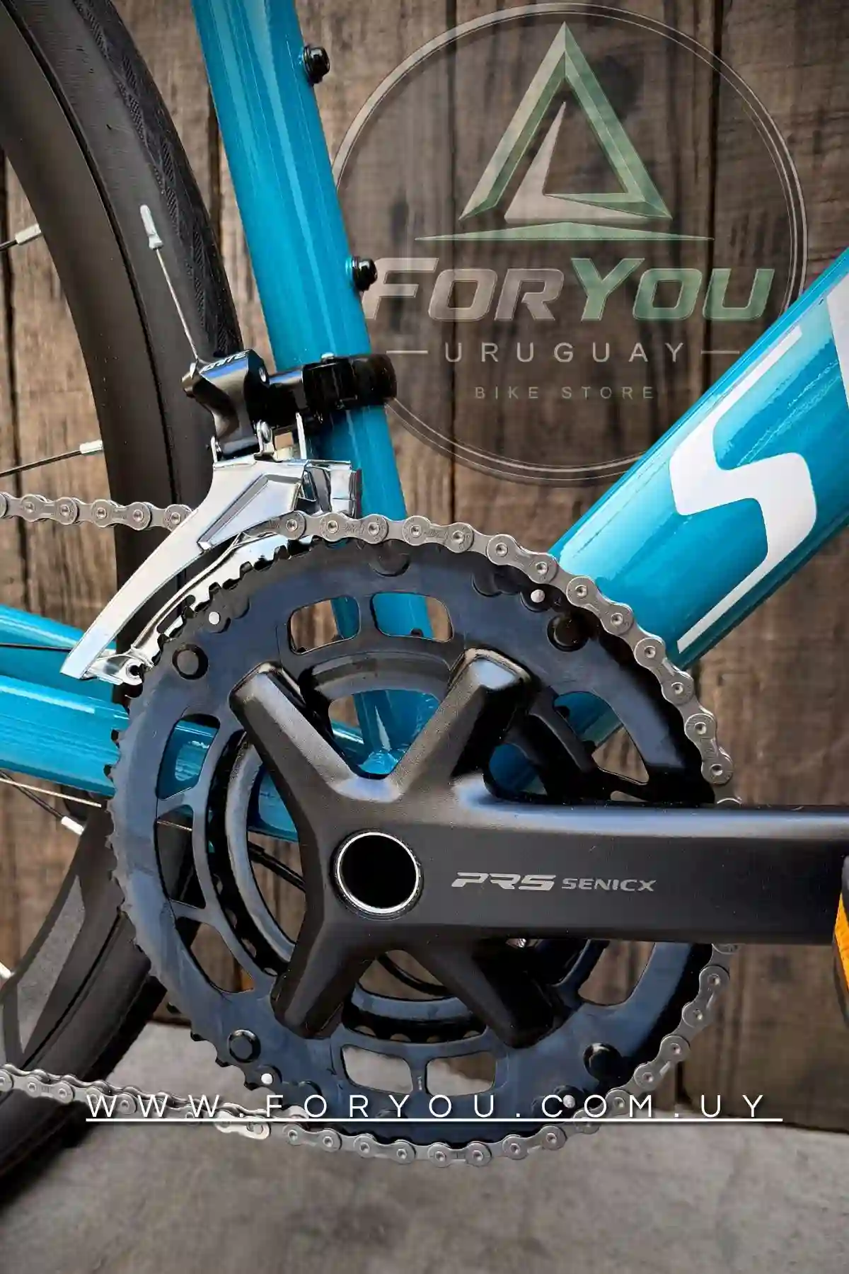 Bicicleta de Ruta Aluminio Sunpeed TRITON Azul Turquesa - Imagen 9