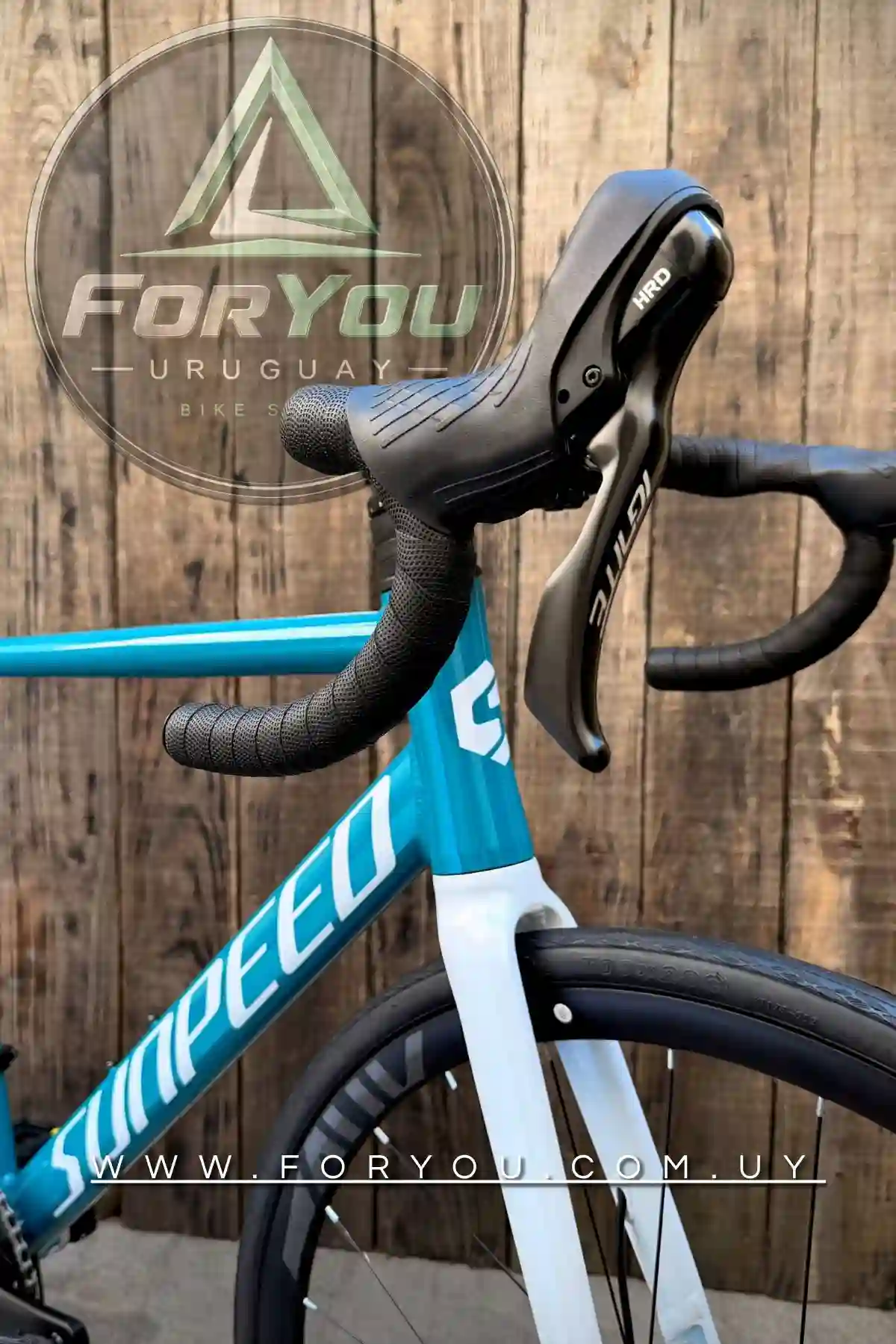 Bicicleta de Ruta Aluminio Sunpeed TRITON Azul Turquesa - Imagen 12