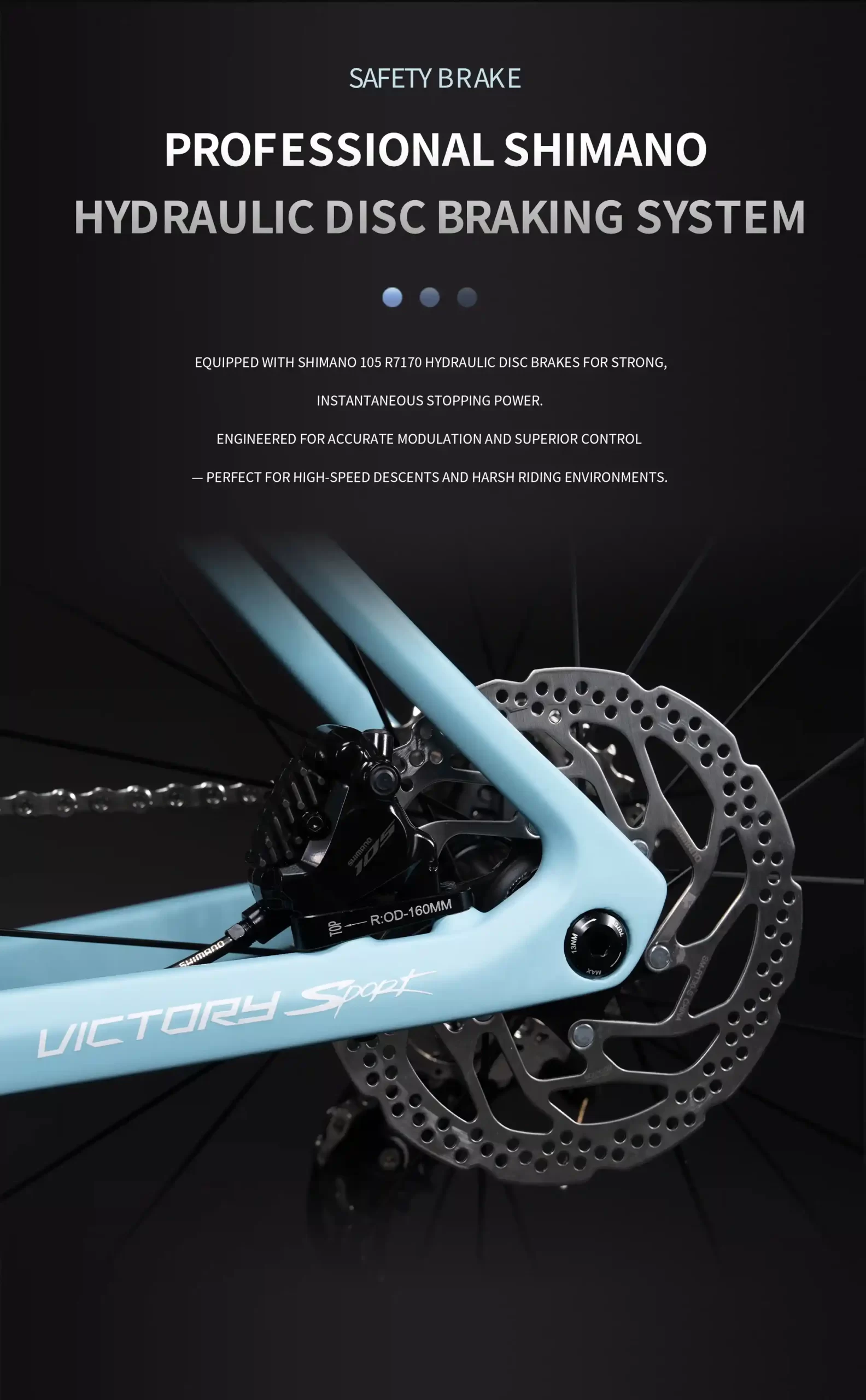 Bicicleta de Ruta Carbono Sunpeed Victory Sport Shimano 105 Marrón Bordó - Imagen 6